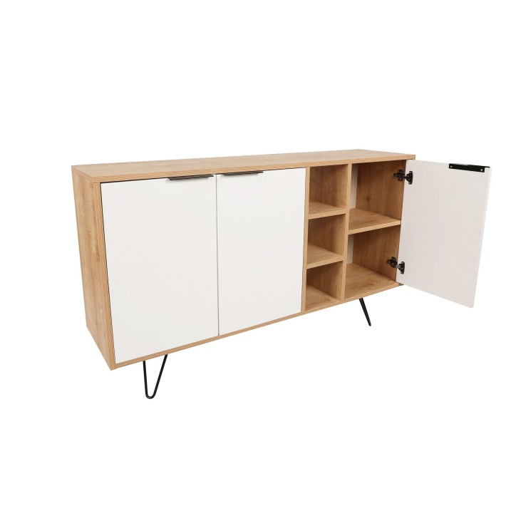 Aparador Clara Console roble blanco