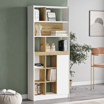 Librería LV20-WK roble blanco - 921YRD1139