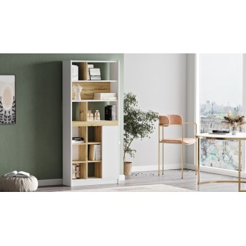 Librería LV20-WK roble blanco - 921YRD1139