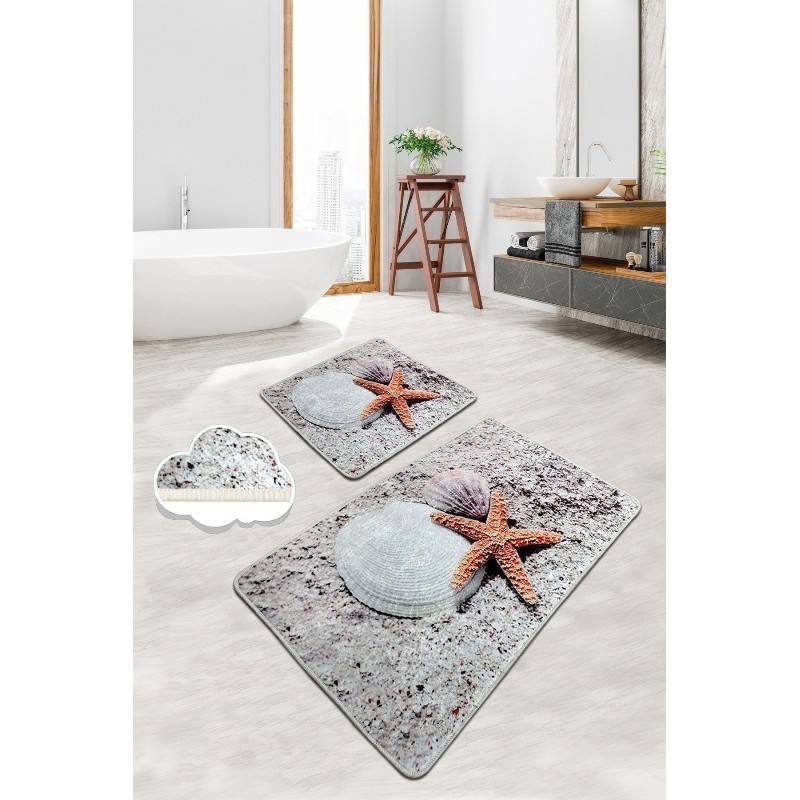 Alfombra de baño Set (2 piezas) Starfısh multicolor