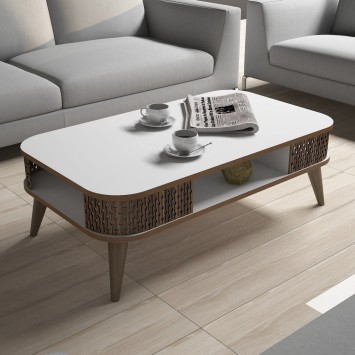 Mesa de centro Eylül blanco - 845HCT2829