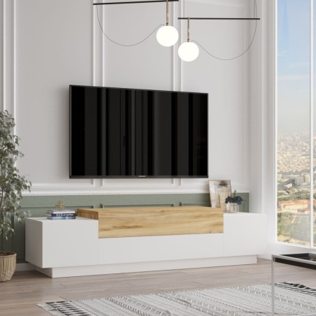 Mueble TV FD1-WK blanco fieltro