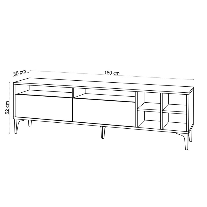 Mueble TV Eva roble