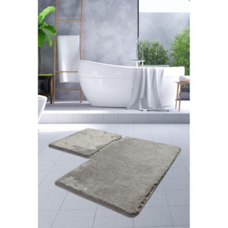 Alfombra de baño Set (2 piezas) Havai  gris