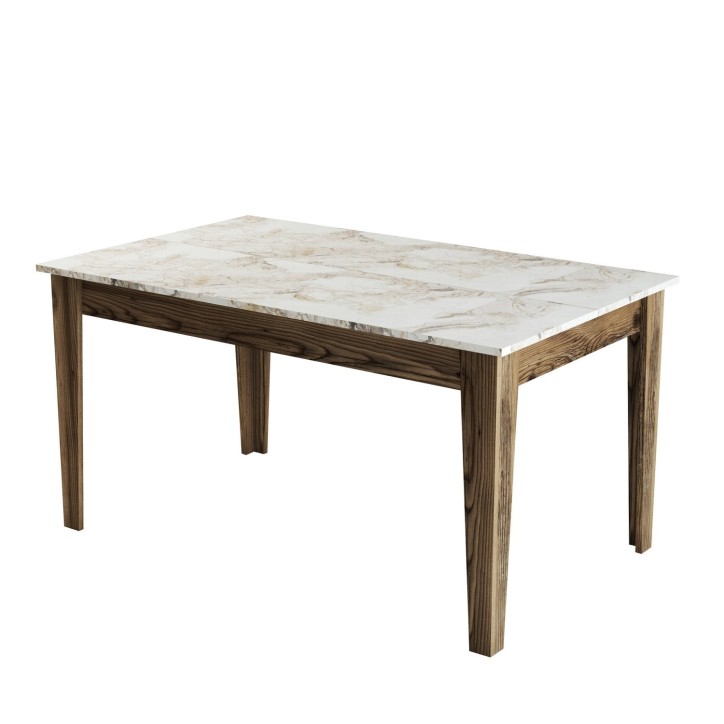 Mesa comedor Milan 515 blanco nogal