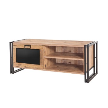 Mueble TV Arcas Briana pino atlántico negro - 863SPH5101