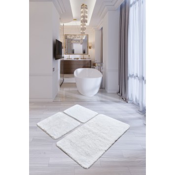 Alfombra de baño Set (3 piezas) Havai  blanco