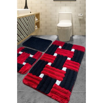 Alfombra de baño Set (3 piezas) Piazza  multicolor