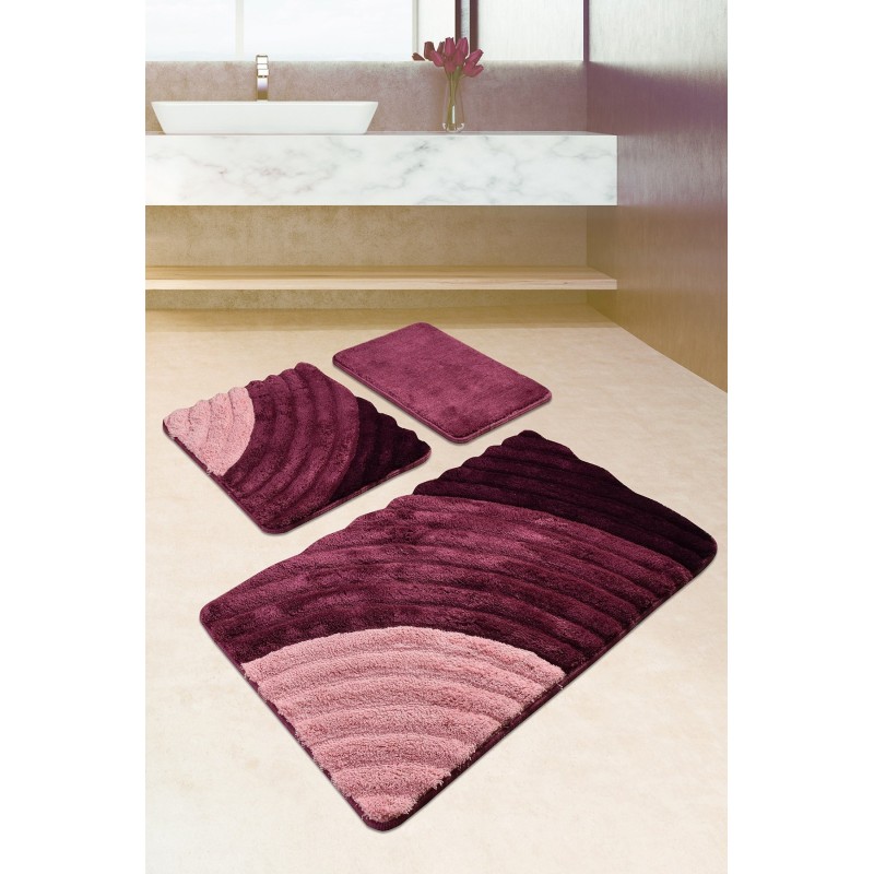 Alfombra de baño Set (3 piezas) Well  multicolor