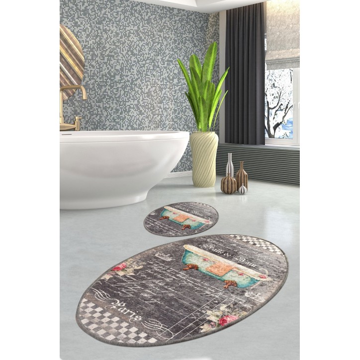 Alfombra de baño Set (2 piezas) Bain multicolor