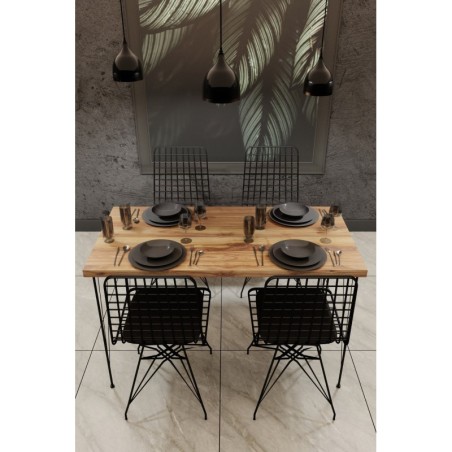 Mesa comedor Blenddy 001 roble negro