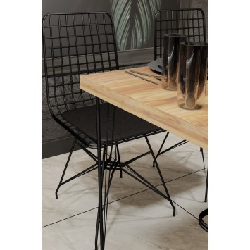 Mesa comedor Blenddy 001 roble negro - 203DRG1603