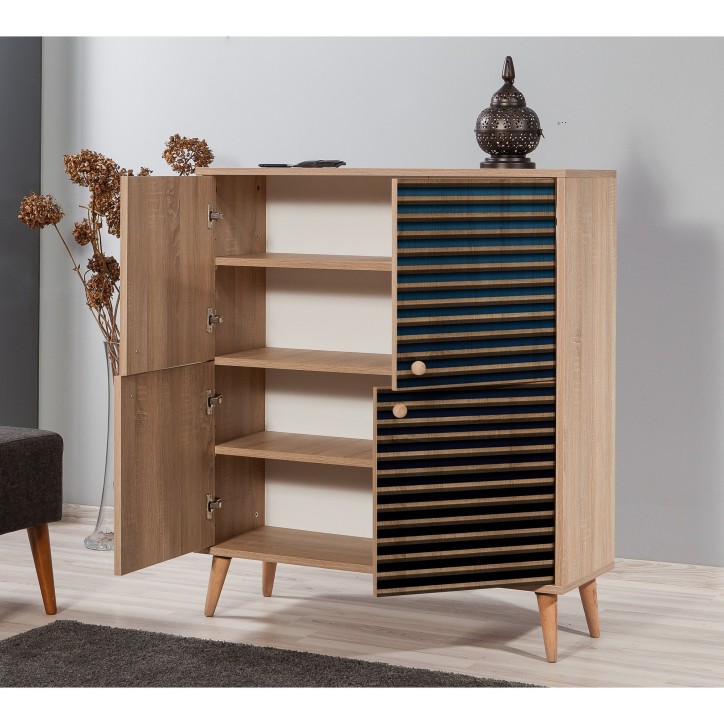 Mueble auxiliar Multilux-222 sonoma roble