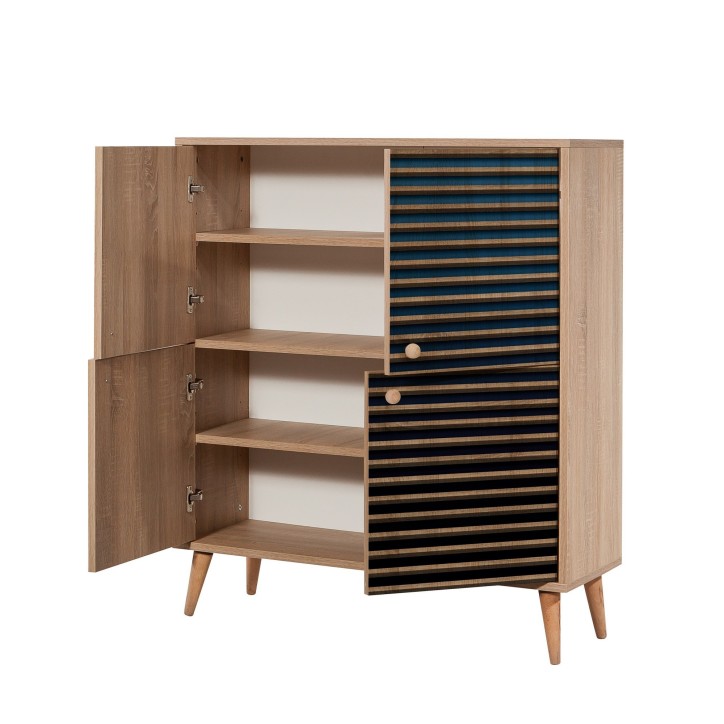 Mueble auxiliar Multilux-222 sonoma roble