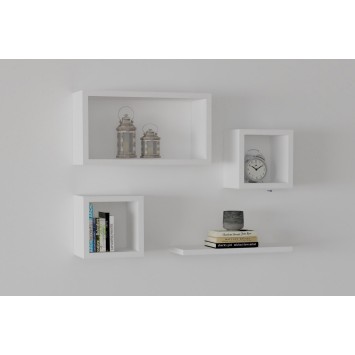 Estante de pared Babi blanco - 495SSE1103