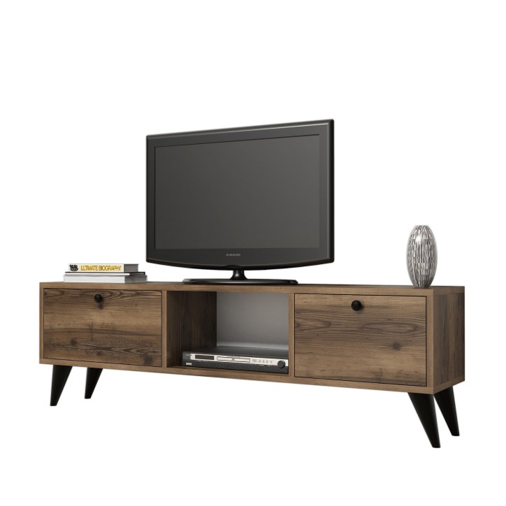 Mueble TV Serenat 1210 negro nogal