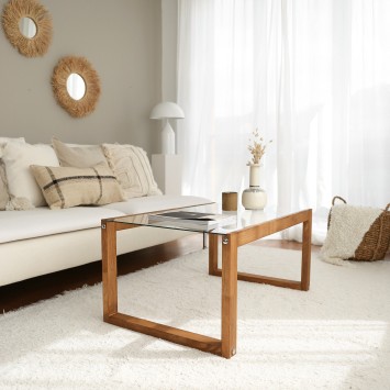 Mesa de centro Via madera natural - 552NOS2226