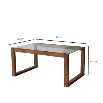 Mesa de centro Via madera natural - 552NOS2226