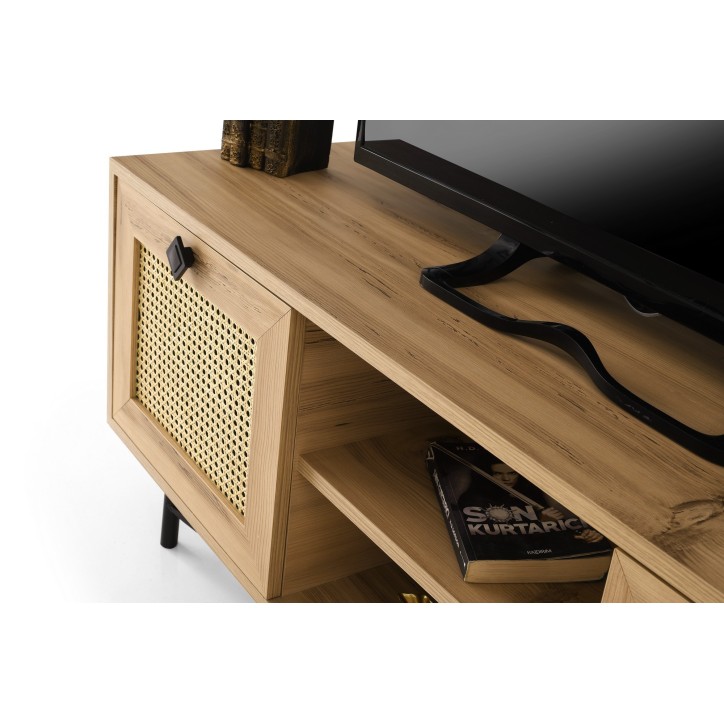 Mueble TV Begonya 140 roble negro