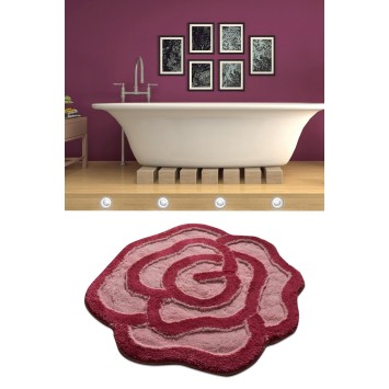 Alfombra de baño Big Rose  multicolor