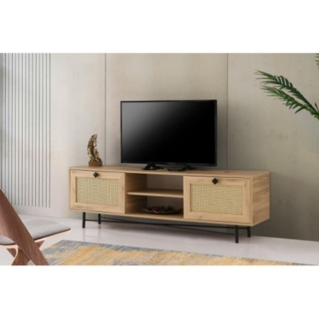 Mueble TV Begonya 180 roble negro