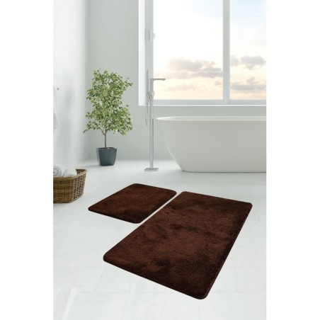 Alfombra de baño Set (2 piezas) Havai  marrón