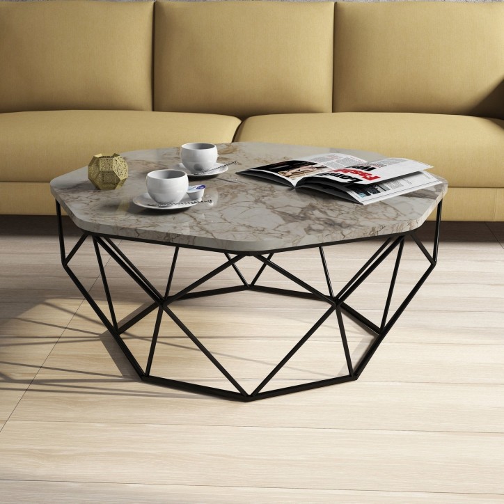 Mesa de centro Diamond blanco