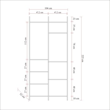 Armario Dynamic Takım-30 pino atlántico - 863SPH5449