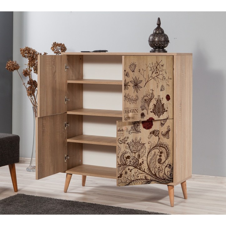 Mueble auxiliar Multilux-731 sonoma roble