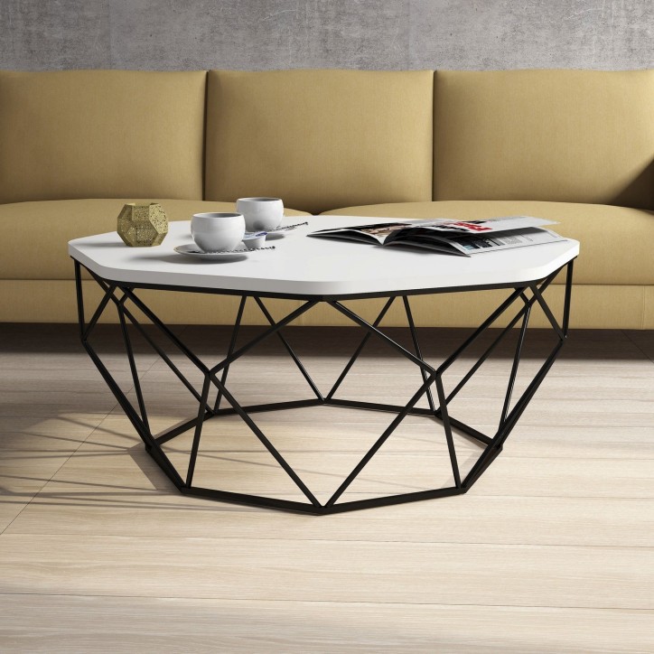 Mesa de centro Diamond blanco