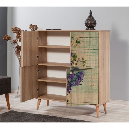 Mueble auxiliar Multilux-727 sonoma roble