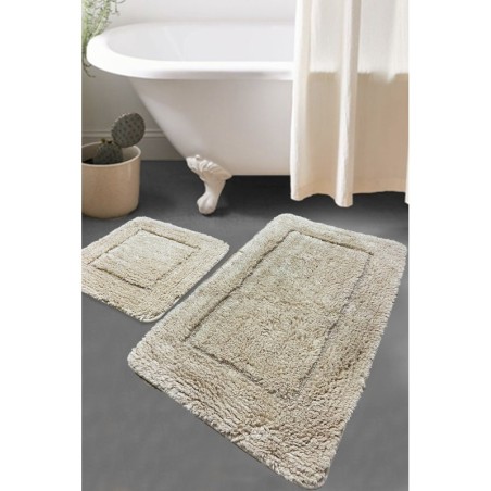 Alfombra de baño Set (2 piezas) Wolle  piedra