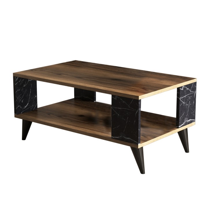 Conjunto de muebles de salón 1330 2024 negro nogal