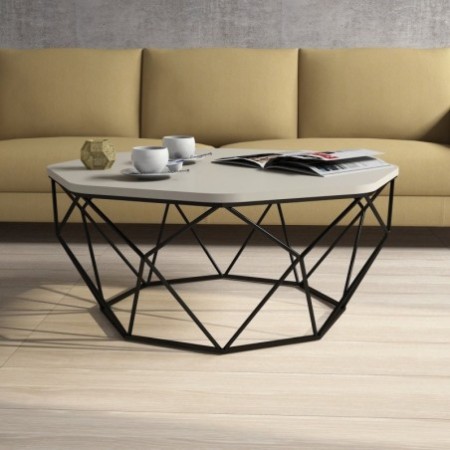 Mesa de centro Diamond crema