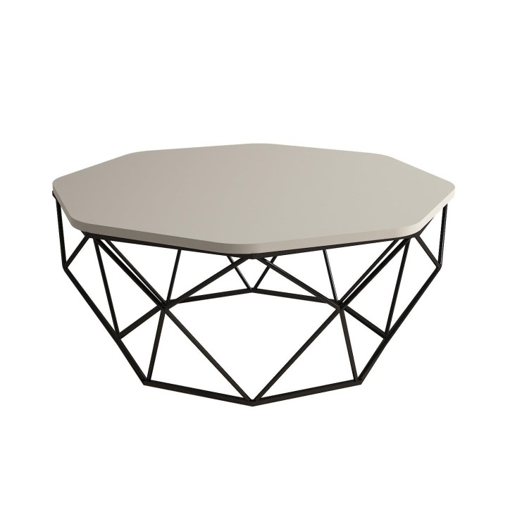 Mesa de centro Diamond crema