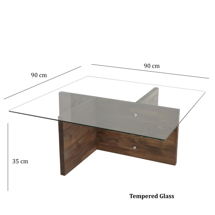 Mesa de centro Glory-nogal