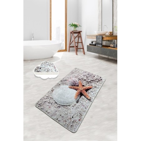 Alfombra de baño Starfısh (70 x 120) multicolor