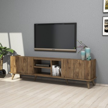 Mueble TV Elegante 1310 nogal - 389MZA1101