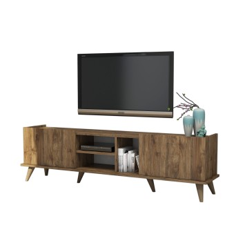 Mueble TV Elegante 1310 nogal - 389MZA1101