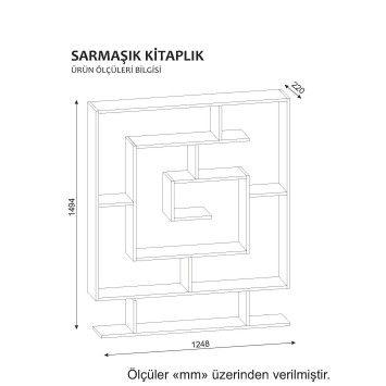 Librería Sarmaşık blanco - 731WAT3617