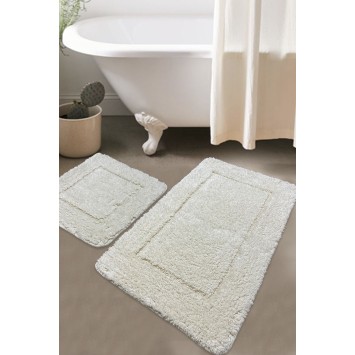 Alfombra de baño Set (2 piezas) Wolle  crudo