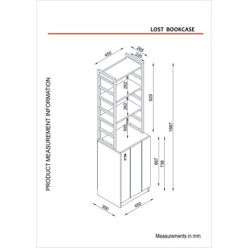 Librería Lost nogal - 804TRH3603