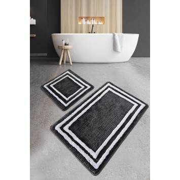 Alfombra de baño Set (2 piezas) Duplici  antracita