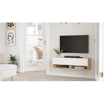 Mueble TV FR13-AW pino atlántico blanco - 956LCS1619