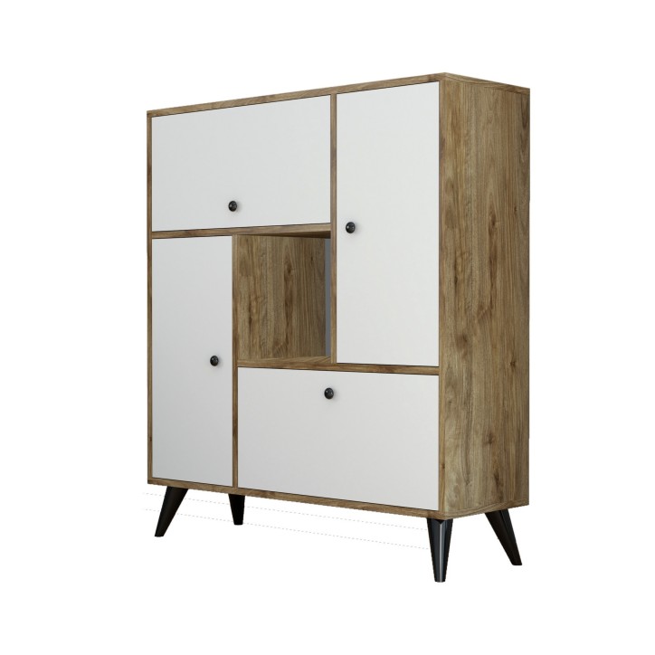 Mueble auxiliar Hercules 3104 nogal blanco