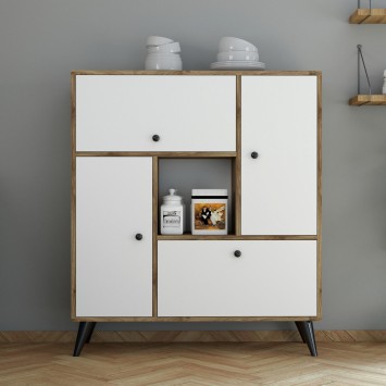 Mueble auxiliar Hercules 3104 nogal blanco - 389MZA1506