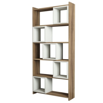 Librería Box crema nogal - 845HCT3603