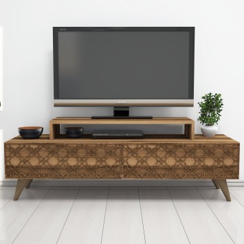 Mueble TV City nogal - 845HCT3018