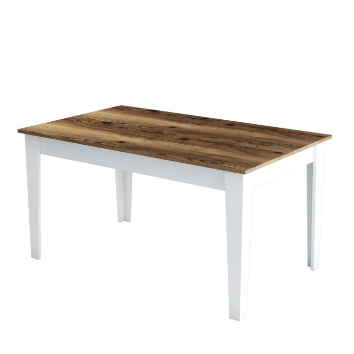 Mesa comedor Milan 520 blanco nogal