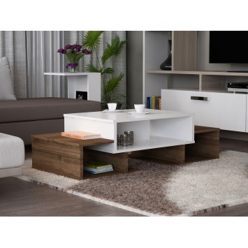 Mesa de centro Sarafina nogal blanco - 756FRN2816